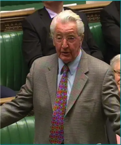  ??  ?? Dennis Skinner has been a Labour MP for 38 of his 86 years on the planet – long enough to learn to act with a bit more decorum
