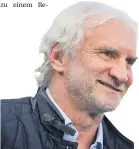  ?? FOTO: DPA ?? Lässt sich äußerlich nichts anmerken: Rudi Völler.