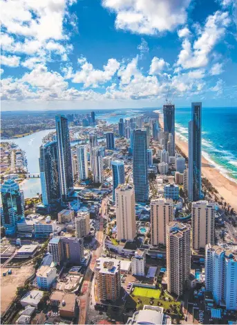  ?? Picture: Nigel Hallett ?? Million-dollar views are no longer just the preserve of the Gold Coast waterfront skyline – places in the suburbs without them are hitting seven figures too.