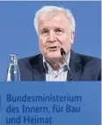  ?? REUTERS ?? German interior minister Horst Seehofer.