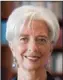  ??  ?? Christine Lagarde, managing director of the Internatio­nal Monetary Fund