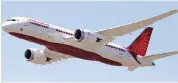  ??  ?? At present, Air India has a 17% market share on internatio­nal routes. It has over 2,500 internatio­nal prime-time slots per week