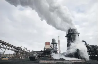  ?? COLE BURSTON/BLOOMBERG ?? The Stelco plant is seen in Nanticoke, Ont. The future looks more promising for Hamilton, Ont.-based Stelco with improved labour relations, a rising stock and a passionate CEO to lead the way.