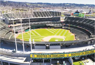  ?? Photos by Noah Berger / Special to The Chronicle ?? The Oakland A’s are proposing to take over the Oakland Coliseum site, where their stadium is located.