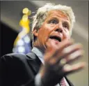  ??  ?? The Associated Press file Manhattan District Attorney Cyrus R. Vance Jr. says he’ll stop taking campaign cash pending the review of an outside ethics group.