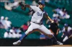  ?? TED S. WARREN — THE ASSOCIATED PRESS ?? Los Angeles Dodgers pitcher Julio Urias threw seven innings of one-hit ball, striking out a career-high 11 against Seattle on Tuesday.