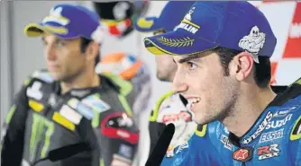  ?? FOTO: GETTY ?? Álex Rins, en la rueda de prensa oficial previa al GP de Las Américas de MotoGP en Austin
