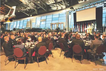  ?? PHOTO : SBMFC ?? La 30e Cérémonie du mérite sportif des Forces armées canadienne­s s’est déroulée au Musée canadien de la guerre à Ottawa le 18 octobre dernier devant plusieurs centaines de militaires et de civils de partout au Canada.