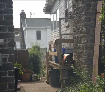  ?? MEDIANEWS GROUP FILE PHOTO ?? The infant was found on the porch of this home in the 100 block of Englewood Road, Upper Darby, on Tuesday morning.