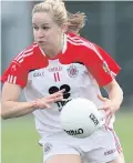  ??  ?? Key role: Gemma Begley can inspire Tyrone to triumph