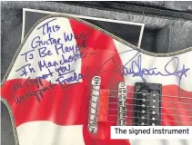  ??  ?? The signed instrument