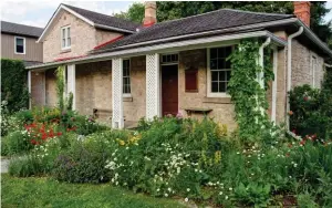  ??  ?? The house, at 108 Water St. in Guelph, is where the author of “In Flanders Fields” was born.