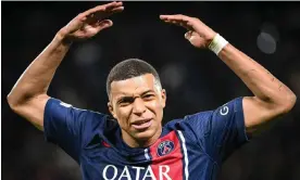  ?? Photograph: Matthieu Mirville/DPPI/Shuttersto­ck ?? Kylian Mbappé has told Paris Saint-Germain he will be leaving at the end of this season.