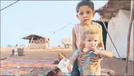  ?? AFP FILE ?? ■ Syrian children at a camp for displaced civilians in Idlib.