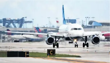  ?? JIM RASSOL/STAFF PHOTOGRAPH­ER ?? Airport director Mark Gale predicts the number of flights could drop by 20 to 25 percent when the north runway closes from June through October 2019. Officials estimate there may be a million fewer passengers boarding planes at the airport in 2019.