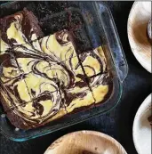  ?? ?? If you’re looking for big, bold chocolate flavor, these Chocolate Swirl Brownies are for you. No one will ever know they are reduced fat and reduced sugar.