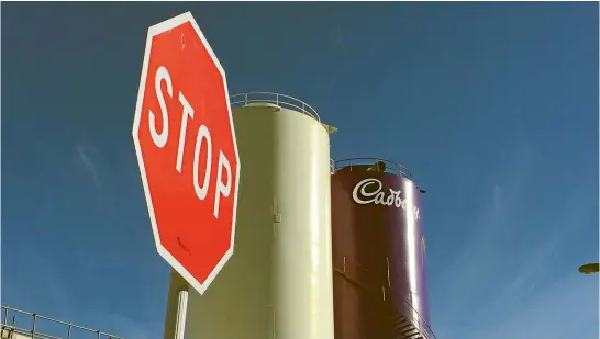  ?? PHOTO: HAMISH MCNEILLY/STUFF ?? Mondelez Internatio­nal’s decision to close the Cadbury factory in Dunedin has left staff feeling sad and bitter.