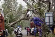  ?? (Photo EPA) ?? Il s’agit du plus puissant cyclone à être né dans le golfe du Bengale depuis . Cette année-là, un cyclone avait entraîné la mort de dix mille personnes dans l’Odisha (Inde).