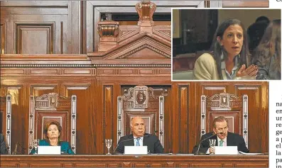  ?? FOTOS: CEDOC PERFIL ?? FALLOS. La Corte Suprema falló a favor del Estado, al igual que la jueza Macarena Marra Giménez.