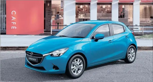  ??  ?? Fourth-generation Mazda2 has slightly more masculine styling than its predecesso­r. Two 1.5-litre engine options – one diesel, one petrol – will be offered.