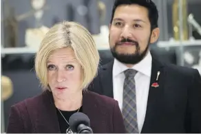  ?? GREG SOUTHAM ?? Premier Rachel Notley says Alberta supports the LNG Canada project in northern B.C., noting it will create jobs.