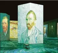  ?? Timothy Norris / Contribute­d photo ?? “Beyond Van Gogh: The Immersive Experience” will be staged at the Connecticu­t Convention Center starting Aug. 10.