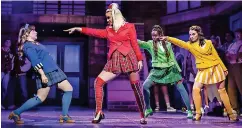  ?? ?? > The Heathers cast from left; Rebecca Wickes, Maddison Firth, Merryl Ansah and Lizzy Parker