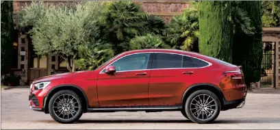  ??  ?? The 2020 Mercedes-benz GLC Coupe SUV. Photo courtesy of Mercedes-benz Internet Media.