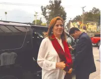  ??  ?? Margarita Zavala, esposa del ex presidente Felipe Calderón, criticó la elección de la ‘narcodiput­ada’ por parte de Acción Nacional.