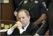  ?? JEFFERSON SIEGEL — THE DAILY NEWS VIA AP, FILE ?? On July 9, Harvey Weinstein attends his arraignmen­t in New York.