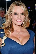  ?? ?? Evidence…porn star Stormy Daniels