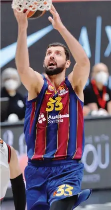  ?? CIAMILLO ?? Nikola Mirotic, 30 anni, miglior marcatore con media punti 15,2