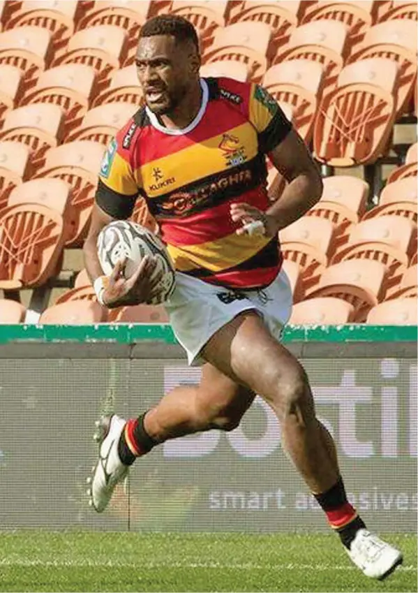  ?? Fijian born Waikato winger, Mosese Dawai. Photo: NPC ??