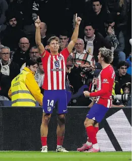  ?? ?? HERÓI. Llorente festeja o golo tardio que ditou o empate