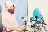  ??  ?? SIDANG MEDIA: Fatimah ketika bercakap pada sidang media menerusi aplikasi Zoom pada Mesyuarat Penyelaras­an Isu Gelandanga­n di Sarawak 1/2021 semalam.