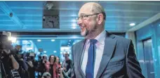  ?? FOTO: DPA ?? Beratungen an seinem 62. Geburtstag: Martin Schulz (SPD).