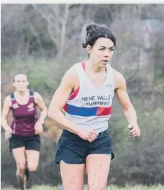  ??  ?? Grace Mullins finished sixth for Nene Valley Harriers.