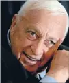  ??  ?? Long goodbye: Ariel Sharon, 85, has died after eight years in a coma.