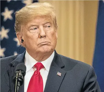  ?? Picture: Getty Images ?? US President Donald Trump’s apparent jibe at the Federal Reserve for indicating it will raise interest rates could spur it to do that to show its independen­ce, which would cause investors to flee emerging markets for better profits elsewhere.