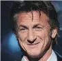  ??  ?? Sean Penn