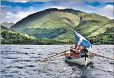  ?? Photograph: Jon Gerrard. ?? RowAround Scotland will take rowers up the scenic Loch Shiel.