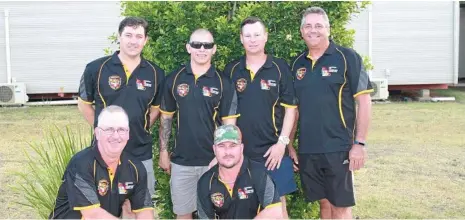  ??  ?? HIGHLY TRAINED: Members of New Acland’s Emergency Response Team are (from left) Steven Frost, Aaron Titmarsh, Andy Koehler, Dallas Hinrichsen, Joe Littleton and Greg Briggs. PHOTO: CONTRIBUTE­D