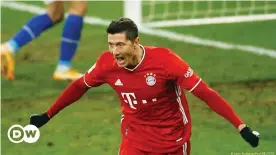  ??  ?? FIFA Best Male Player Robert Lewandowsk­i remains the Bundesliga's best player