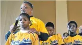  ?? SUN-TIMES FILE PHOTO ?? The Rev. Jesse Jackson speaks for the Jackie Robinson West Little League team in February 2015 after the squad was stripped of its title.