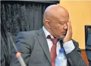  ?? /Business Day ?? Fired: Mcebisi Jonas said on the sidelines of the AHi Small Business Chamber conference, he was ‘worried’ about Treasury.