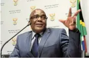  ?? /Trevor Sampson/Business Day ?? Robust talks: Home affairs minister Aaron Motsoaledi says the plan to overhaul immigratio­n laws has been met with wide support.