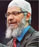  ??  ?? Dr Zakir Naik