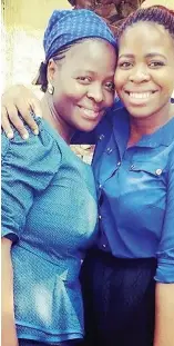  ??  ?? MUMMY AND DAUGHTER: Colline Kgosidints­i is proud of Resego’s assertiven­ess and resolve in her political activism