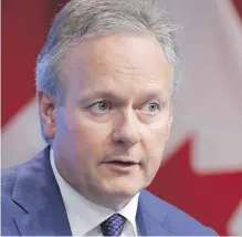  ??  ?? Bank of Canada Governor Stephen Poloz spoke to the Greater Victoria Chamber of Commerce on Wednesday. The bank will make its next rate decision on July 11.