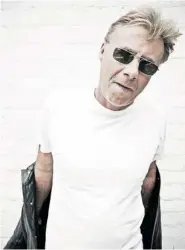  ?? ROGER SARGEANT ?? Former Sex Pistols bassist Glen Matlock didn’t listen to his
dad and found a career in rock ’n’ roll.